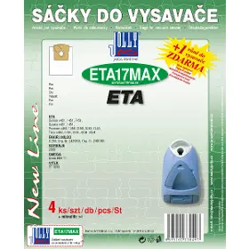Sáček do vysavače - Jolly ETA17MAX 4 ks - 1