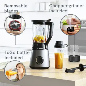 Stolný mixér - Bosch MMB6177S Serie 4 VitaPower - 5