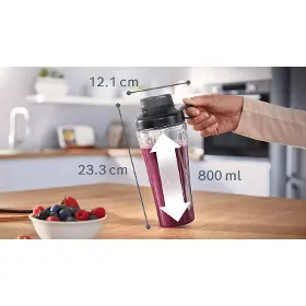 Smoothie lahve - Bosch MMZBT01B - 5