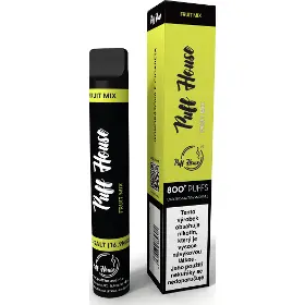 E-cigareta - Puff House 800 Fruit Mix jednorázová - 1