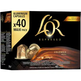 Kapsle Nespresso - LOR Espresso Colombia Andes 40 ks - 2