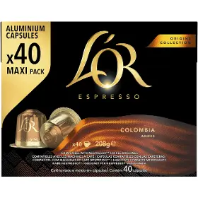 Kapsle Nespresso - LOR Espresso Colombia Andes 40 ks - 1