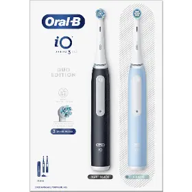Oscilační zubní kartáček - Oral B iO3 Black/Blue Duo Edition - 8