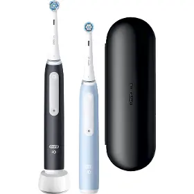 Oscilační zubní kartáček - Oral B iO3 Black/Blue Duo Edition - 1