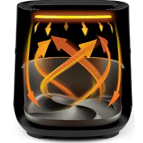 Teplovzdušná fritéza - Philips HD9285/90 Airfryer Connected 7,2 l - 6