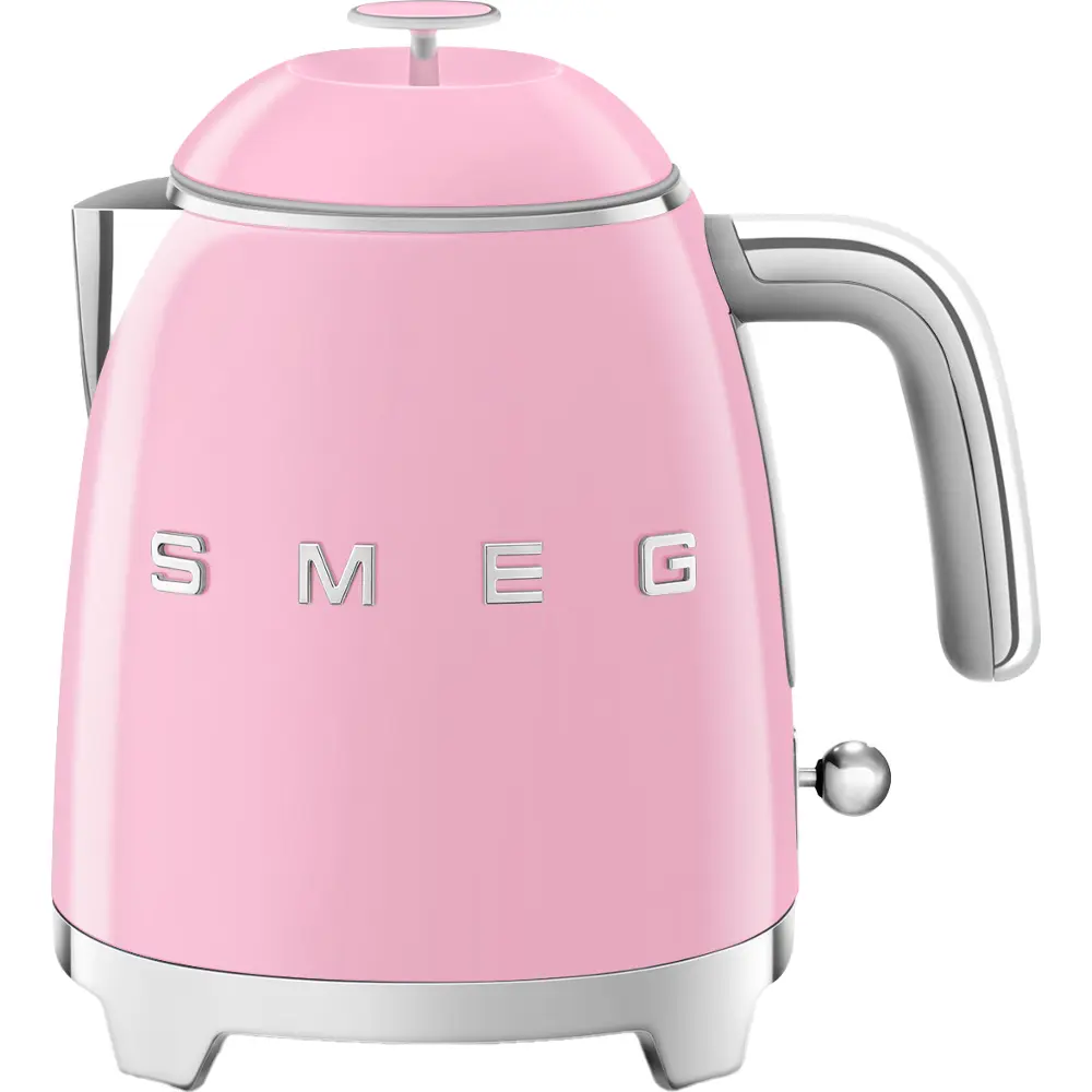 Rúžová kanvica Smeg.