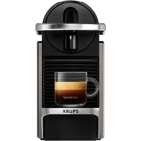 Kávovar na kapsuly - Krups XN306T10 Nespresso Pixie Titánová - 2
