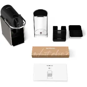 Kávovar na kapsuly - Krups XN306T10 Nespresso Pixie Titánová - 6