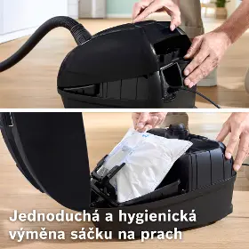 Sáčkový vysavač - Bosch BGB38BA3T Serie 4 - 15