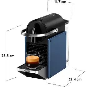 Kávovar na kapsuly - De'Longhi EN127.B Nespresso Pixie Tmavomodrá - 6