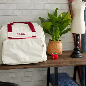 Příslušenství k šicímu stroji - Singer CARRY CASE CRM/RED ROW A&B - 9