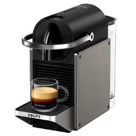 Kávovar na kapsuly - Krups XN306T10P Nespresso Pixie Titanová - 5