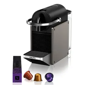 Kávovar na kapsuly - Krups XN306T10P Nespresso Pixie Titanová - 7