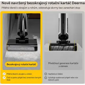 Tyčový vysavač s mopem - Deerma DEM-VX96W - 3
