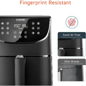 Teplovzdušná fritéza - Cosori CS158-AF Premium Smart 5,5 l - 8
