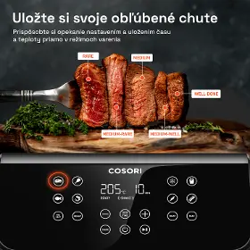Teplovzdušná fritéza - Cosori P651 Premium II Chef Edition 6,2 l - 6