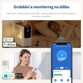 Zvlhčovač vzduchu - Levoit OasisMist 450S Smart - 8