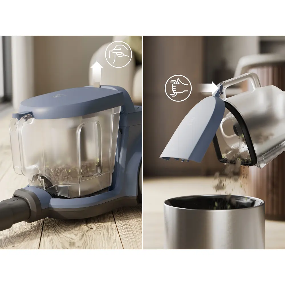 Bezvreckov vysvač Electrolux zbern ndoba.
