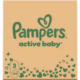 Plenky pro děti - Pampers Active Baby 3, 208 ks - 7