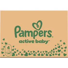 Plenky pro děti - Pampers Active Baby 4, 180 ks - 7