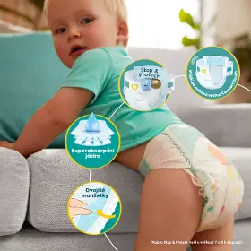 Plenky pro děti - Pampers Active Baby 5, 150 ks - 5