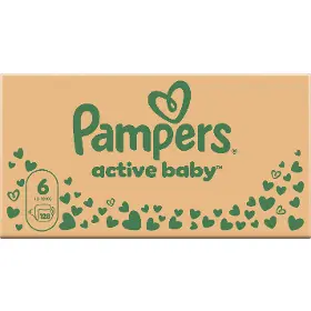 Plenky pro děti - Pampers Active Baby 6, 128 ks - 7