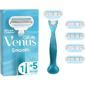 Dámsky holiaci strojček - Gillette Venus Smooth + Head 5 ks - 1