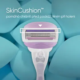Holicí strojek dámský - Gillette Venus Comfort + Head 4 ks - 4
