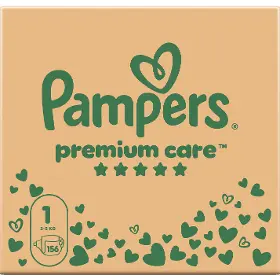 Plenky pro děti - Pampers Premium Care 1, 156 ks - 9