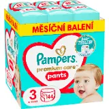 Pampers Premium Care Pants 3, 144 ks