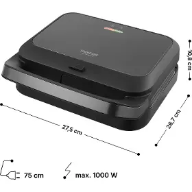 Toustovač - Sencor SSM 2200BK FLEXISNACK XL 3 v 1 - 4