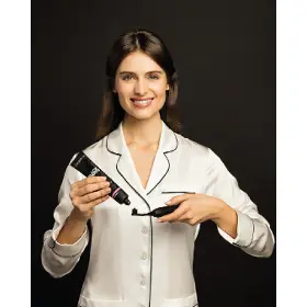 Náhradná hlavica zubnej kefky - Curaprox Hydrosonic Black is White CARBON 2 ks - 6