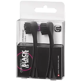 Náhradná hlavica zubnej kefky - Curaprox Hydrosonic Black is White CARBON 2 ks - 7
