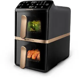 Horkovzdušná fritéza - Philips NA462/70 4000 Series Dual basket 10 l - 3