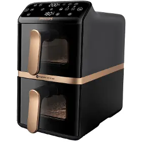 Horkovzdušná fritéza - Philips NA462/70 4000 Series Dual basket 10 l - 1