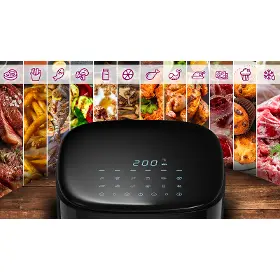 Horkovzdušná fritéza - Salente AirFit 4v1 Black 3,5 l - 4