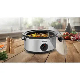 Hrnec na pomalé vaření - Salente HotPot 6,5 l Stainless Steel - 6