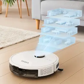 Robotický vysávač s mopom 2v1 - Tesla IQ660 RoboStar White - 12