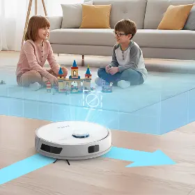 Robotický vysávač s mopom 2v1 - Tesla IQ660 RoboStar White - 14
