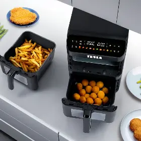 Horkovzdušná fritéza - Tesla Q670 AirCook DualZone XXL 11 l - 6