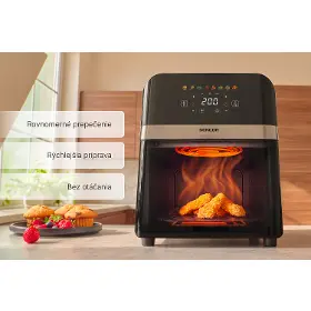 Teplovzdušná fritéza - Sencor SFR 9800SS INOX DUAL HEAT PLUS - 20