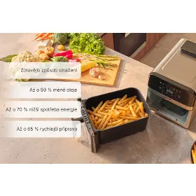 Horkovzdušná fritéza - Sencor SFR 9800SS INOX DUAL HEAT PLUS - 26