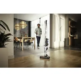 Tyčový vysávač - Miele Triflex HX2 Blue Pulse Lotosová biela - 9