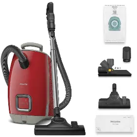 Sáčkový vysavač - Miele Guard L1 Red Pulse Rubínově červená Velvet + Voucher na sáčky zdarma - 4