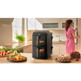 Horkovzdušná fritéza - Sencor SFR 1260BK DUAL STACK - 10