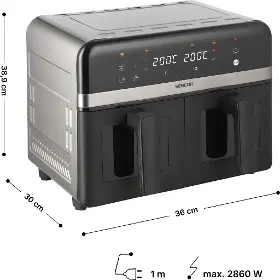 Horkovzdušná fritéza - Sencor SFR 8800SS INOX - 4