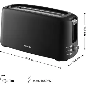 Topinkovač - Sencor STS 4000BK - 3