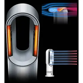 Bezvrtuľový ventilátor - Dyson Hot+Cool AM15 - 6