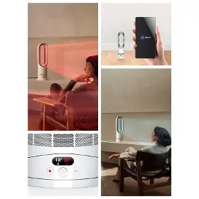 Bezvrtuľový ventilátor - Dyson Hot+Cool AM15 - 7