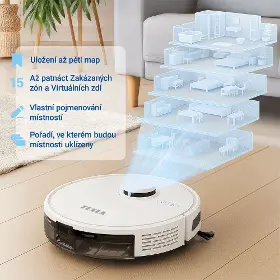 Robotický vysavač s mopem - Tesla RoboStar iQ660 Plus - 11